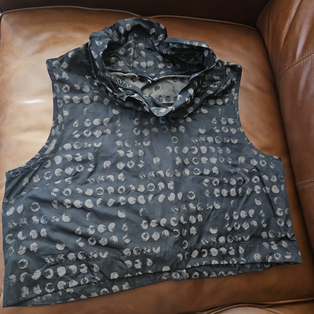 Sumi Kim Wired Black and Gray Crop Top Small - Picture 1 of 4